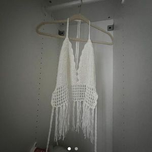 Crochet top in white